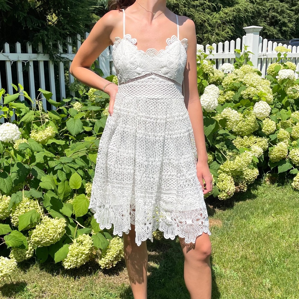 INA | White Lace Dress Sz:S